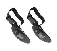 LIFKOME 2pcs Portable Electronic Luggage Scale High Precision Handheld Suitcase Weighing Tool with Capacity Compact Lightweight Travel Bag Weight Monitor to Avoid Overweight Fees