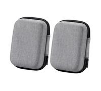 LIFKOME 2pcs Portable Storage Pouch for Earphones USB Cables Microphones Multi-Function Organizer Bag with Scratch-Resistant EVA Material Compact Digital Accessories Carrying Case