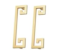 LIFKOME 2pcs Retro Antique Style Cabinet Grab Bars Simple Wardrobe Handles Creative Door Pulls for Kitchen Bathroom Furniture Vintage Chic Design