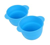 LIFKOME 2pcs Reusable Silicone Wax Warmer Liners Non-stick Wax Melt Cups for Hair Removal Waxing Pot Replacement Bowls Gentle Skin for Home Beauty Use