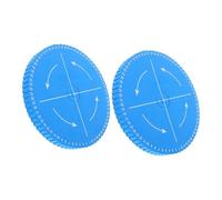 LIFKOME 2pcs Round Kumihimo Disk Braiding Wheel for DIY Bracelet Making Portable Lightweight Braiding Board for Crafting Fine Rope Cords Enhanced Creativity Tool for Friendship Jewelry
