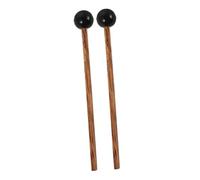 LIFKOME 2pcs Rubber Head Xylophone Mallets for Steel Tongue Drums and Percussion Instruments Comfortable Ergonomic Grip Lightweight Portable Sticks for Musicians Students Home and School