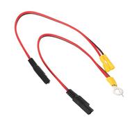 LIFKOME 2pcs Sae Quick Disconnect Wire Connector Cable for Automotive Battery Solar Panel Extension Abs Power Cable for Small Cars Yachts Rvs Use Plug