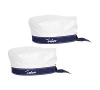 LIFKOME 2pcs Sailor Hat Classic Navy Captain Costume Accessory for Adult Cosplay for Themed Parties and Role Playing Durable Design with Timeless Nautical Aesthetics