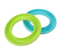LIFKOME 2pcs Silicone Bobbin Holder Sewing Accessory Ergonomic Bobbin Organizer Box for Thread Storage Portable Gift in Apple Green and Light Blue