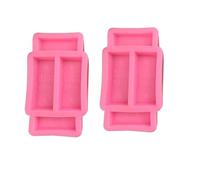 LIFKOME 2pcs Silicone Gold Bar Candy Mould Creative Chocolate Mold for Candy Making Multi-Functional Fondant Baking Mold Easy to Clean and Reusable for Home and Professional Use