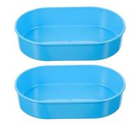 LIFKOME 2pcs Small Medication Pill Tray Organizer for Hospitals and Nursing Homes, Plastic Tablet Dispenser with Convenient Storage and Easy to Clean Design for Medicine and Tablets