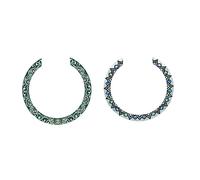 LIFKOME 2Pcs Sound Hole Rosette Stickers for Acoustic Guitar Thin Round Decals Thai Style Royal Shell Easy to Install Classical Guitar Panel Decoration
