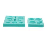 LIFKOME 2pcs Sports Silicone Baking Molds for DIY Candy and Fondant Flexible Thermal Stable Basketball Soccer Baseball Football Treat Molds for Easy Release and Simple Cleaning
