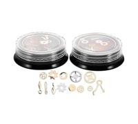 LIFKOME 2pcs Steampunk Nail Charms Alloy Nail Accessories Portable Replaceable Retro European and American Style Decorations for Special Events and Art Crafts