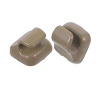 LIFKOME 2pcs Sun Visor Hook Clips Car Interior Retainer for Automotive Visor Fixing Compact Design Easy Installation Compatible with Driver Side Vehicles