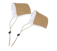 LIFKOME 2pcs Unisex Driving Shoe Heel Protectors Khaki Wear-resistant Heel Cushions for Long Distance Driving Anti-skid Lightweight Breathable Covers Compatible with Multiple Shoe Types