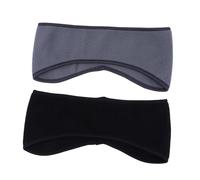 LIFKOME 2pcs Unisex Ear Warmer Headband Winter Protective Ear Cover Stretchy Fleece Windproof Warm Earmuffs for Outdoor Sports Running Cycling Fitness