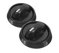 LIFKOME 2pcs Universal Stove Knobs Replacements Plastic Gas Range and Oven Control Knobs for Cooktop Burner Rv Stove Parts Kitchen Accessories