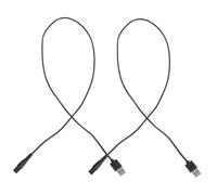 LIFKOME 2pcs USB Power Supply Charging Cables for Electric Shavers and Hair Removers Rubber Copper Construction Replacement Cord Accessories