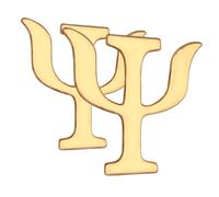 LIFKOME 2pcs Vintage Alphabet Brooch Pins Decorative Alloy Lapel Badges for Clothing Sweaters and Hats Unique Psychology Inspired Fashion Accessories
