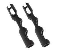 LIFKOME 2pcs Violin Bow Grip Corrector Rubber Posture Aid for Beginners Small Black Enhances Bow Hold Technique and Improves Playing Performance