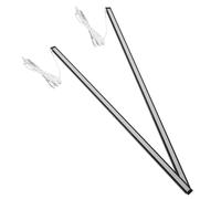 LIFKOME 2pcs Warm LED Under Cabinet Lights Portable Rechargeable Low Voltage Strip Lighting for Wardrobe Closet Shoe Cabinet Ultra Narrow Hidden Installation Random Color