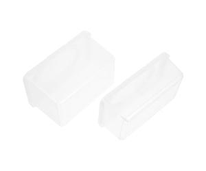LIFKOME 2pcs Wet Wipes Storage Box Flip-top Bathroom Tissue Box Holder Refillable Wipe Container