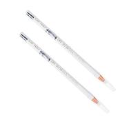 LIFKOME 2Pcs White Eyeliner Pencil Smooth Application Formula for Makeup Artists Everyday Use Easy to Carry Store for Travel