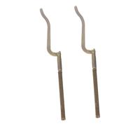 LIFKOME 2pcs Zinc Alloy Metal Money Clips for Men and Women Strong Spring Check Holder Wallet Clips for Cash and Cards Wallet Accessories with Secure Grip