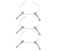 LIFKOME 3 Pcs Halloween Headband with Attention-grabbing Antennas Lightweight Space Costume Accessories for Adults for Halloween Parties Cosplay Birthdays and Themed Events
