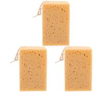 LIFKOME 3 Pcs Textured Sponge for Wall Painting and Drywall Texture, Polyurethane Sponge Fine Texture for Cleaning Use, for Home Use and Wall Decor