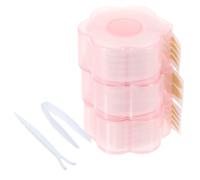 LIFKOME 3 Rolls Invisible Eyelid Tape Double Eye Lifter Tape Adhesive Strips Lace Pattern, Includes Wide, Olive, and Crescent Shapes for Hooded and Droopy Eyelids, Suitable for Natural Eye