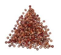 LIFKOME 300pcs Large Hole Drum Wood Spacer Beads Natural Farmhouse Barrel Shape Printed Craft Beads for DIY Macrame Bracelet Necklace Jewelry Making