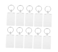 LIFKOME 30pcs Acrylic Photo Frame Keychain Creative Pendant Key for Crafting Lovely Design for Family Friends for Personalization and Giveaways