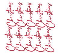 LIFKOME 30pcs Christmas Cake Decorations Paper Toppers Red Holiday Baking Supplies for Xmas Party Desserts Family-friendly Festive Cake Ornaments Easy to Use Paper