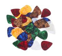 LIFKOME 30pcs Colorful Resin Guitar Picks Guitar Thumb Picks and Finger for Acoustic Playing Plectrums Accessories for Rock Fingerstyle