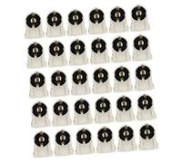 LIFKOME 30pcs Fluorescent Lamp Holders LED Tube Socket Replacements Compatible with Fluorescent Tube Lights for Even Light Distribution and Energy Efficient Retrofits Random Color