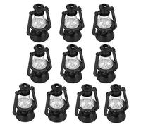 LIFKOME 30pcs Kerosene Lamp Shaped Decor Vintage Hanging Light Retro Christmas Tree Ornaments Adornment for Festive Home Decorations