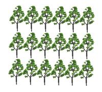 LIFKOME 30pcs Miniature Model Trees Plastic Landscape Diorama Artificial Greenery for Railroad Scenery Sand Table Mini Simulation Tree Model for Architecture and Creative Indoor Decoration