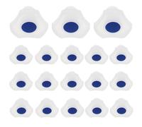 LIFKOME 30pcs Pe Polyethylene Lab Funnel Dust Caps for 19/26 Standard Tapered Stopper, Chemical Separatory Funnel Plugs for Research and School Laboratory Equipment