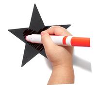 LIFKOME 30pcs Pentagram Paper Cutouts DIY Wall Decor for Classroom Bulletin Board Party Decorations Rose Gold Silver Black Color Safe Durable Paper for Kindergarten Notice Board and Room