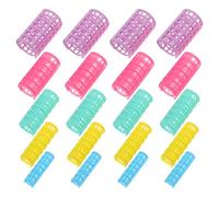 LIFKOME 30pcs Plastic Heatless Curling Bang Hair Roller Set Hair Styling Rollers for Short Medium Long Reusable No Heat Curlers for Girls Women