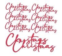 LIFKOME 30pcs Red Christmas Cake Toppers Paper Merry Christmas Cupcake Decorations Holiday Baking Decor Family-friendly Festive Xmas Party Cake Side Ornaments