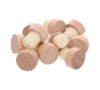 LIFKOME 30pcs Reusable Wine Bottle Cork Stoppers T-Shaped Wine Saver Corks for Beer Craft Homemade Supplies Smooth Hand Polished Seal Freshness Preservation
