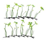 LIFKOME 30pcs Sprout Hair Clips Cute Four-leaf Clover Barrettes with Firm Grip for Teens Festival Hairpin Accessories Versatile Iron Plastic Material for Secure Hold and Stylish Hairstyles