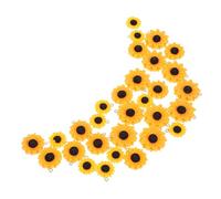 LIFKOME 30Pcs Sunflower-shaped Resin Charms Mini Medium Large Pendants for DIY Jewelry Making Earrings Keychains Decorative Hanging Ornaments Accessories