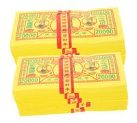 LIFKOME 350 Sheets Ancestor Money Paper for Funeral Worship Role-Playing Sacrificial Supplies Chinese Ghost Money Banknotes for Qingming Hungry Ghost Festival and Ancestral Rituals