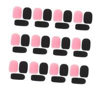 LIFKOME 36Pcs Microphone Sponge Covers Windproof Foam Windscreen for Headset and Lapel Mics Noise Filtering Protector with Removable Design for Outdoor Recording and Clear Audio