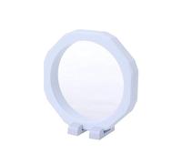 LIFKOME 3d Floating Frame Jewelry Display Box - Pe Film Shadow Case with White Multifaceted Base, 12.8cm Diameter - Coin and Necklace Showcase for Jewelry Storage and Exhibition