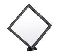 LIFKOME 3D Floating Frame Jewelry Display Box Plastic Coin Display Case with Easy Access for Earrings and Pendants in Jewelry Store