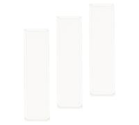 LIFKOME 3Pcs 10Mm Optical Cuvettes Set for Spectrophotometry Laboratory Use, Quartz Laboratory Cuvette for -Visible Spectrometer