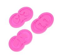 LIFKOME 3pcs Animal Silicone Earrings Mold with Moon Cat Mermaid Tail Wolf Shapes Resin Jewelry Casting Moulds for DIY Pendant Necklace Crafting Easy Demolding Kit