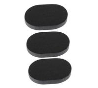 LIFKOME 3Pcs Bamboo Charcoal Cleansing Sponges Thick Soft Facial Sponges for Gentle Deep Pore Cleaning Makeup Removal with Storage Box Suitable for Women and Men