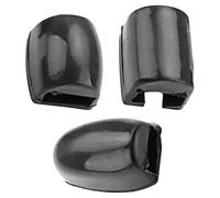 LIFKOME 3pcs Black Silicone Saxophone Thumb Rest Cushions Universal Sax Finger Rest Pads with Protective Design for Alto Tenor and Soprano Saxophones, Comfortable Music Instrument
